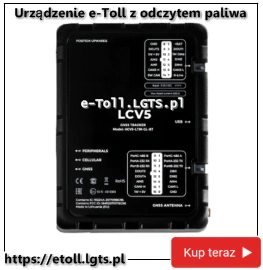 eToll LCV5 ZSL device for permanent installation in a LCV, HCV vehicle